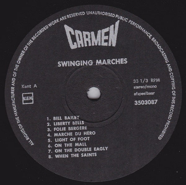 Air Commanders Band - Swinging Marches (LP) 90064 Vinyl LP