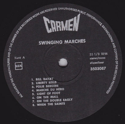 Air Commanders Band - Swinging Marches (LP) 90064 Vinyl LP