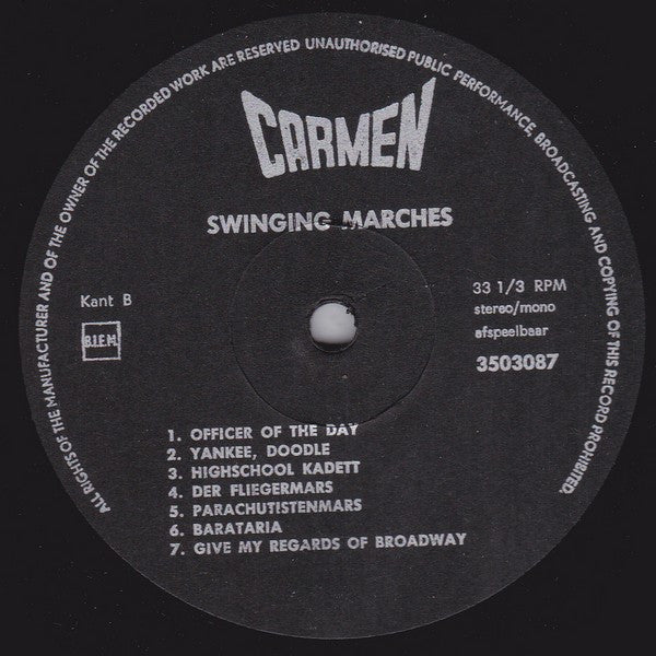 Air Commanders Band - Swinging Marches (LP) 90064 Vinyl LP