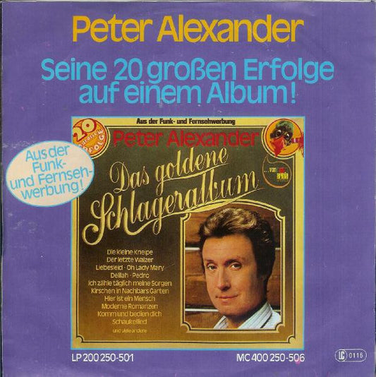 Peter Alexander - Und Manchmal Weinst Du Sicher Ein Paar Tränen Vinyl Singles Vinyl Zeer Goed / Hoesje Goed "VINYLSINGLES.NL"