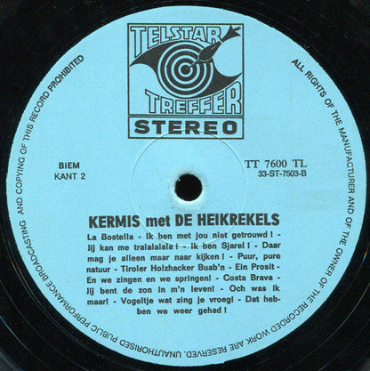 Heikrekels - Kermis Met De Heikrekels (LP) 45447 Vinyl LP Goede Staat