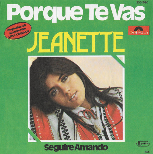 Jeanette - Porque Te Vas Vinyl Singles Vinyl Very Good (VG) <br> Hoes Good Plus (G+)