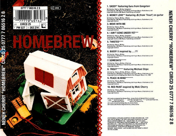 Neneh Cherry - Homebrew (CD) Compact Disc Goede Staat