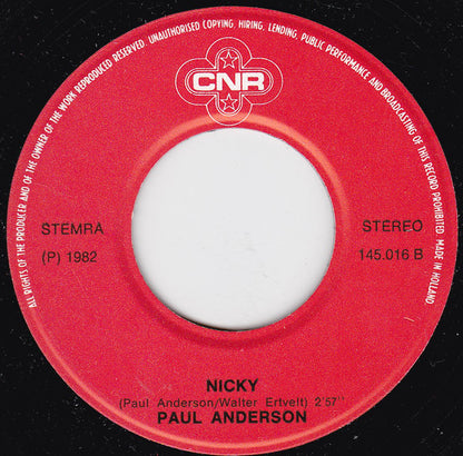 Paul Anderson - Ik Blijf Bij Jou 34601 Vinyl Singles Goede Staat