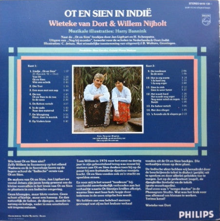 Wieteke Van Dort & Willem Nijholt - Ot En Sien In Indië (LP) Vinyl LP Vinyl Zeer Goed / Hoesje Goed "VINYLSINGLES.NL"