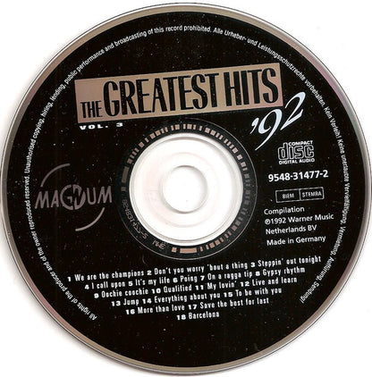 Various - The Greatest Hits '** - Vol. * (CD) Compact Disc Goede Staat