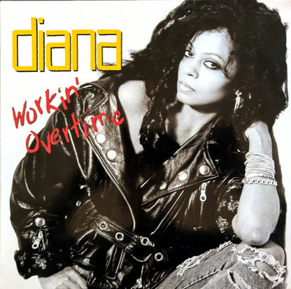 Diana Ross - Workin' Overtime (LP) Vinyl LP Vinyl Very Good (VG) <br> Hoes Good Plus (G+)