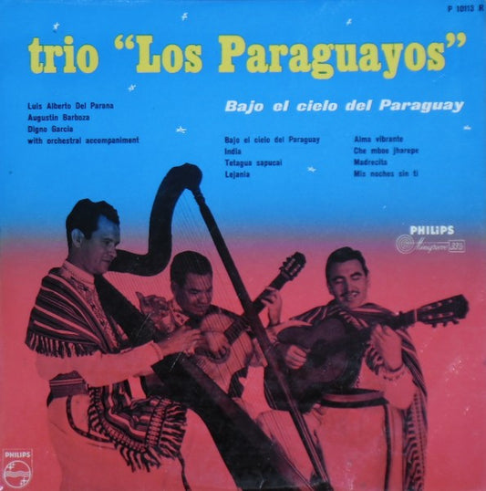 Trio Los Paraguayos - Bajo El Cielo Del Paraguay (10") Vinyl LP 10" VINYLSINGLES.NL