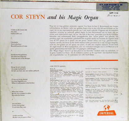 Cor Steyn - Cor Steyn And His Magic Organ (10") 50488 Vinyl LP 10" Goede Staat