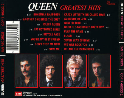 Queen - Greatest Hits (CD) Compact Disc Goede Staat