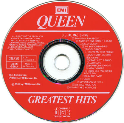 Queen - Greatest Hits (CD) Compact Disc Goede Staat