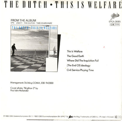 Dutch - This Is Welfare Vinyl Singles Vinyl Goed / Hoes Sticker