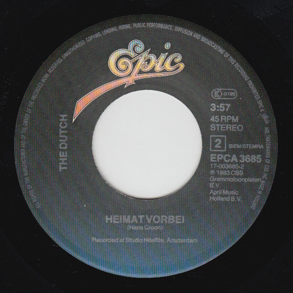 Dutch - This Is Welfare Vinyl Singles Vinyl Goed / Hoes Sticker