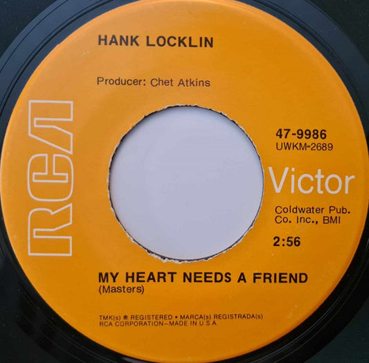 Hank Locklin - Only A Fool Vinyl Singles Vinyl Zeer Goed / Hoesje Generic "VINYLSINGLES.NL"