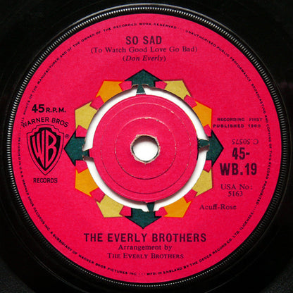 Everly Brothers - Lucille Vinyl Singles Vinyl Very Good (VG) <br> Hoes Generic