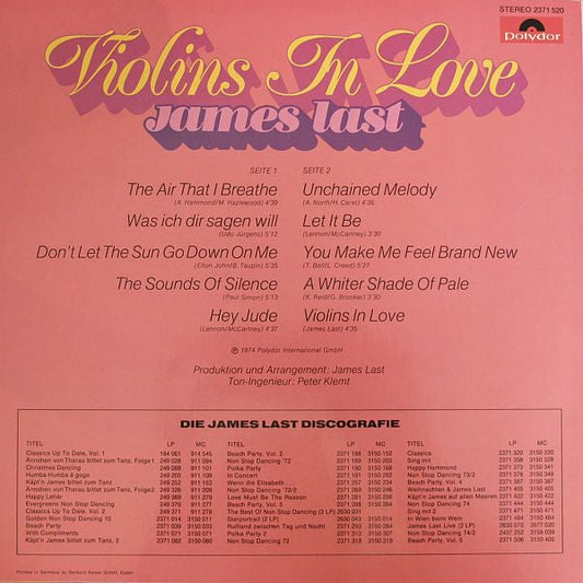 James Last - Violins In Love (LP) 50568