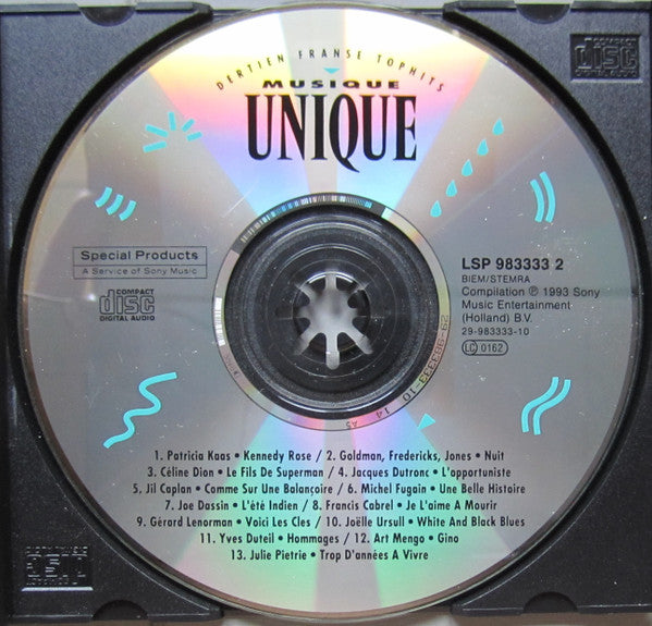 Various - Musique Unique (Dertien Franse Tophits) (CD) Compact Disc Goede Staat