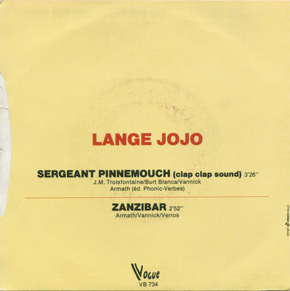 Lange Jojo - Sergeant Pinnemouch 36443 Vinyl Singles Goede Staat ++