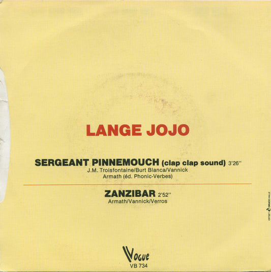 Lange Jojo - Sergeant Pinnemouch