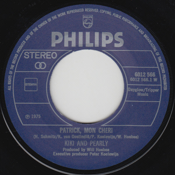 Kiki & Pearly - Patrick Mon Cheri 07319 15316 Vinyl Singles Goede Staat