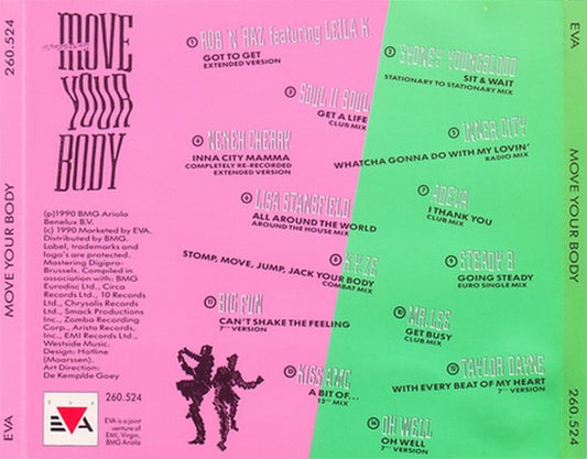Various - Move Your Body (CD) Compact Disc Goede Staat "VINYLSINGLES.NL"