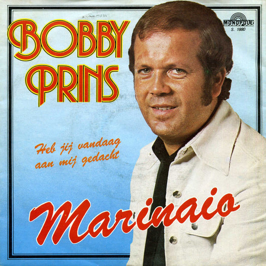 Bobby Prins - Marinaio Vinyl Singles Vinyl Very Good (VG) <br> Hoes Good Plus (G+)