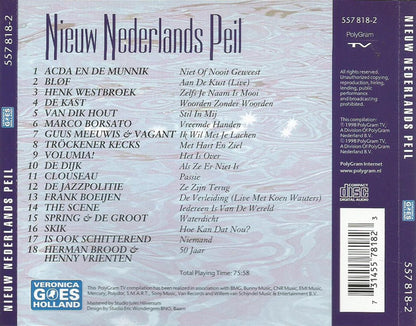 Various - Nieuw Nederlands Peil (CD) 71149 Compact Disc Goede Staat