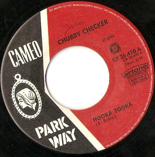 Chubby Checker - Hooka Tooka 17070 Vinyl Singles Goede Staat