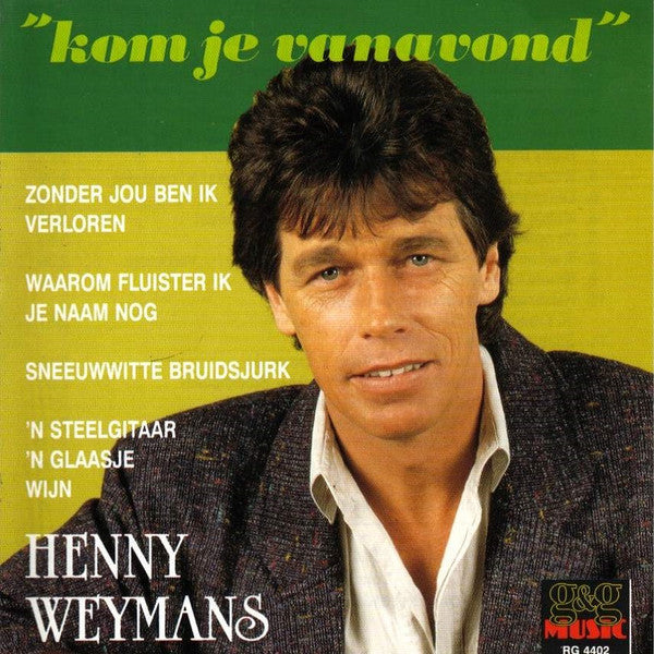 Henny Weijmans - Kom Je Vanavond (CD) Compact Disc Goede Staat