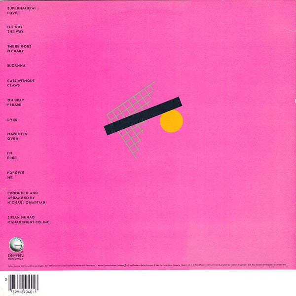 Donna Summer - Cats Without Claws (LP) Vinyl LP Vinyl Very Good (VG) <br> Hoes Good Plus (G+)