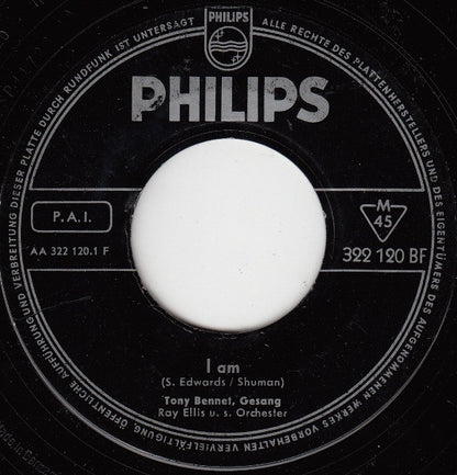 Tony Bennett - I Am Vinyl Singles Vinyl Very Good (VG) <br> Hoes Generic