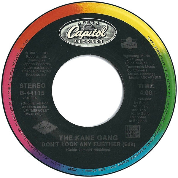 Kane Gang - Don't Look Any Further 39241 Vinyl Singles Goede Staat