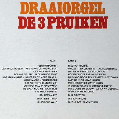 Draaiorgel De Drie Pruiken - Feest Met Het Draaiorgel De 3 Pruiken (LP) 50542 Vinyl LP Goede Staat