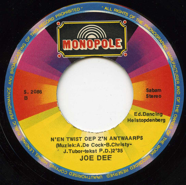 Joe Dee - Kom Toch Gauw