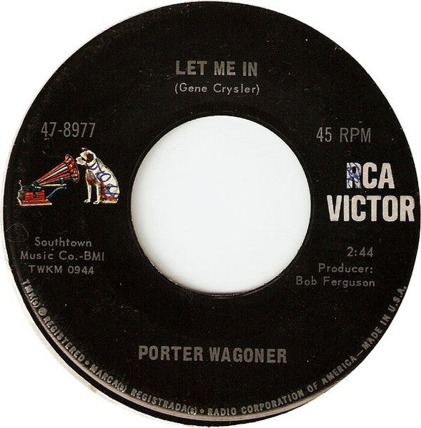 Porter Wagoner - Ole Slew-Foot Vinyl Singles Vinyl Very Good (VG) <br> Hoes Generic