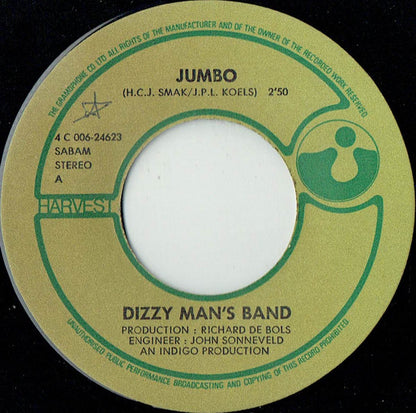 Dizzy Man's Band - Jumbo 39267 Vinyl Singles Goede Staat