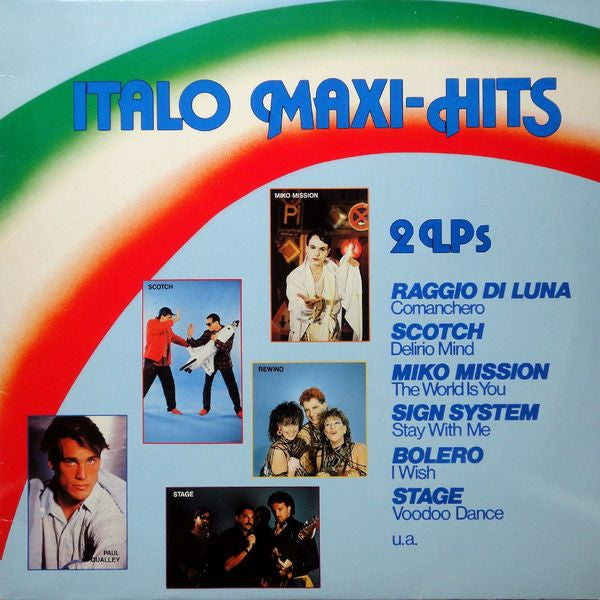 Various - Italo Maxi-Hits (LP) Vinyl LP Dubbel Vinyl Goed / Hoes Zie Foto
