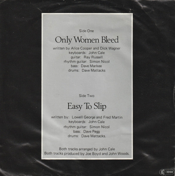 Julie Covington - Only Women Bleed 35352 Vinyl Singles VINYLSINGLES.NL