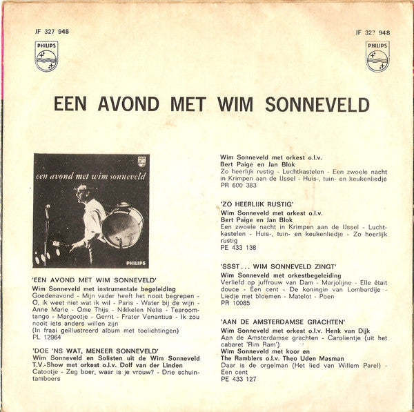 Wim Sonneveld - Nikkelen Nelis 23958 Vinyl Singles Goede Staat