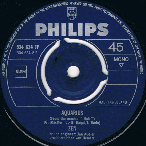 Zen - Hair 34139 Vinyl Singles VINYLSINGLES.NL