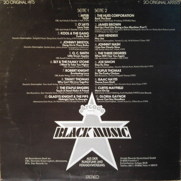 Various - Black Music (LP) 50830 Vinyl LP Goede Staat