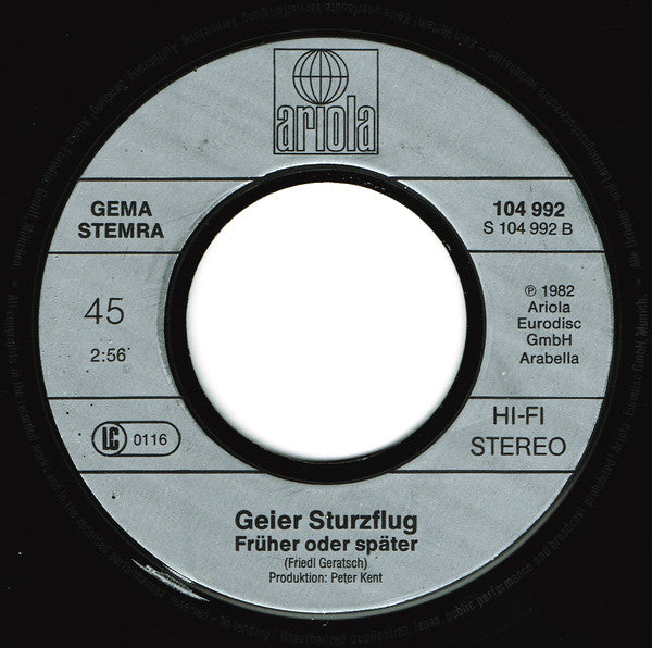Geier Sturzflug - Bruttosozialprodukt
