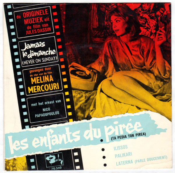 Melina Mercouri - Les Enfants Du Pirée Vinyl Singles Media: VG+ / Sleeve: G+