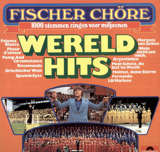 Fischer Chöre - Wereld Hits (LP) 50730 Vinyl LP Goede Staat