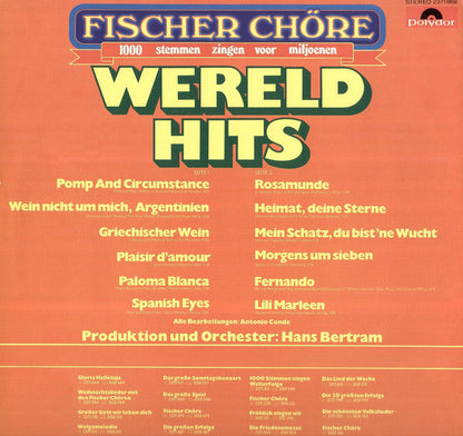 Fischer Chöre - Wereld Hits (LP) 43964 Vinyl LP Goede Staat