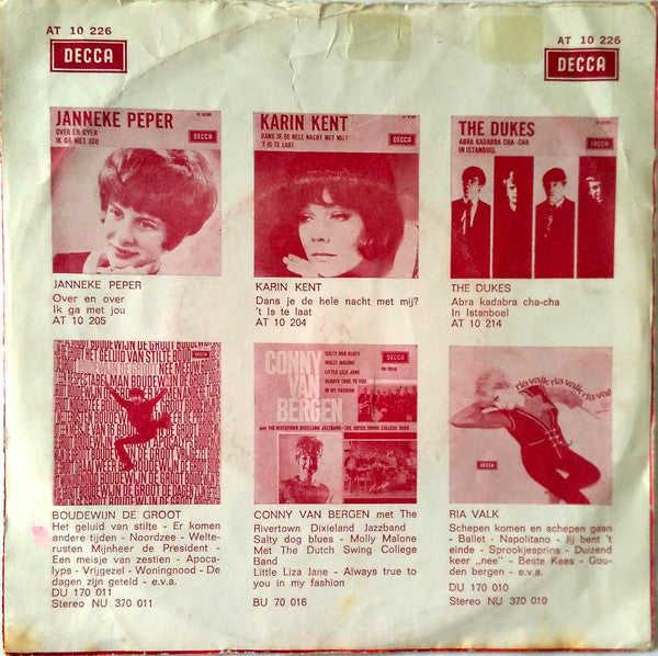 Hetty Blok En Leen Jongewaard - Ja Zuster, Nee Zuster Vinyl Singles Vinyl Very Good (VG) <br> Hoes Good Plus (G+)