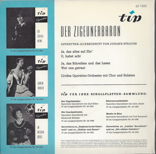 Johann Strauss Jr. - Der Zigeunerbaron ( Querschnitt )