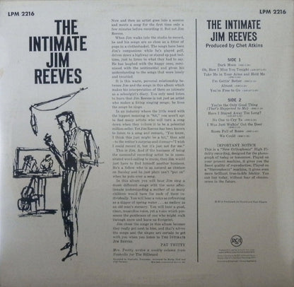 Jim Reeves - The Intimate Jim Reeves (LP) 50263 Vinyl LP VINYLSINGLES.NL