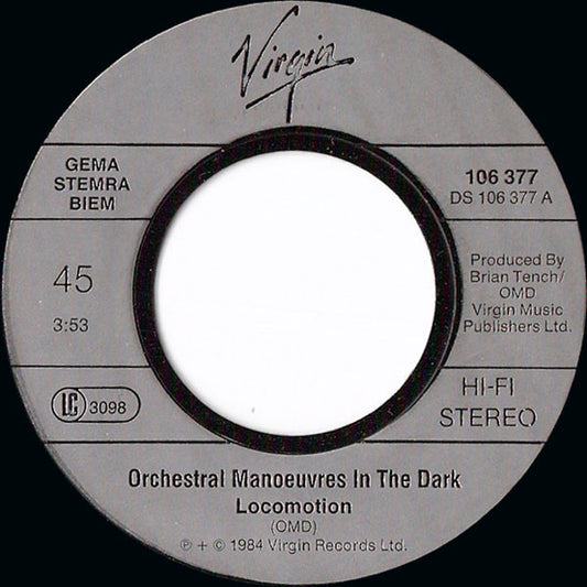 Orchestral Manoeuvres In The Dark - Locomotion Vinyl Singles Vinyl Goed / Hoes Generic