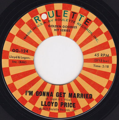 Lloyd Price - I'm Gonna Get Married Vinyl Singles Vinyl (VG) <br> Hoes Generic